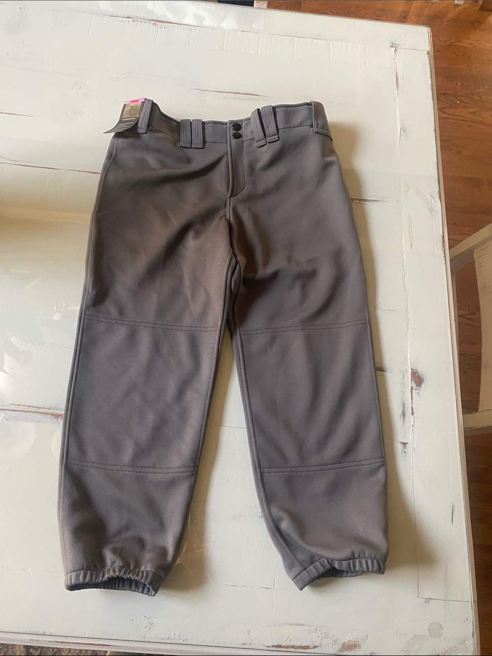 Mizuno Gray Kids Athletic Joggers softball pants